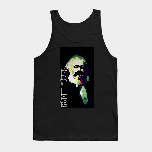 Karl Marx Tank Top by WPAP46